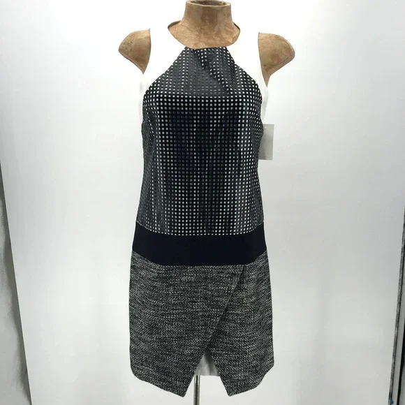 Tibi | Dresses | Tibi Drop Waist Shift Dress 2 Nwt Faux Leather | Poshmark